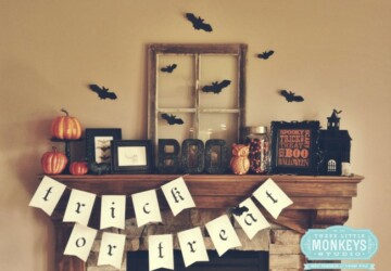 13 Spooktacular Halloween Ideas for Your Fireplace Mantel - Halloween Mantel, Halloween Ideas for Your Fireplace Mantel, halloween ideas, Halloween Fireplace Mantel, halloween decor