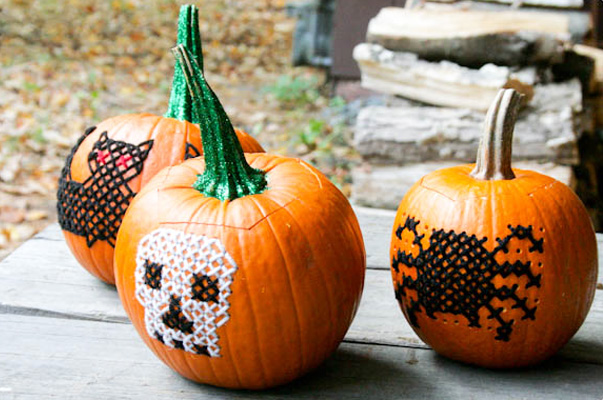 No-Carve Pumpkin Decorating Ideas - Pumpkin Decorating, No-Carve Pumpkin Decorating, No-Carve Pumpkin, DIY Pumpkin Decorating Ideas