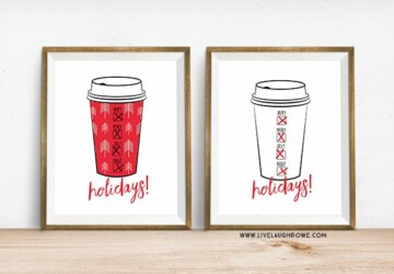 22 Great Holiday Printables to Make Gifting Easier - printables, Holiday Printables, free printables, diy gifts, DIY gift ideas