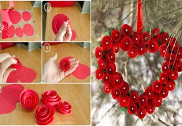 15 DIY Valentine's Day Wreaths You Can Craft (Part 2) - DIY Wreaths Ideas, DIY Valentine's Day Wreaths, diy Valentine's day wreath