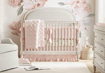 2019’s Top 5 Influential Nursery Décor Trends in Europe and Beyond - White, room ideas, nursery, non-toxic, nature themed, home decor, furniture, crown motifs, baby's room, animal themed