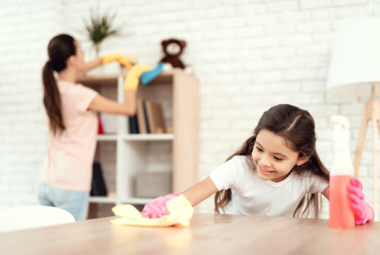 How Caring for Your Home Translates to Caring for Your Children - winter, sweep, pests, mop, interior, home, exterminator, dust, clutter, cleaning service, children, caring