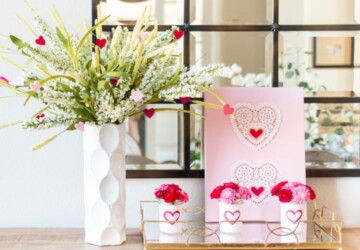 15 Sweet and Simple DIY Valentine's Day Decorations - diy Valentine's day decorations, DIY Valentine's Day Decor, DIY Valentine's Day Crafts, diy Valentine's day