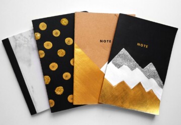 15 Customizable DIY Notebook Covers (Part 1) - DIY Notebook Ideas, DIY Notebook Covers, DIY Notebook Cover, DIY Notebook