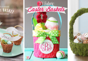 15 Cute Homemade Easter Basket Ideas (Part 2) - Easter Basket Ideas, Easter Basket Idea, Easter Basket, diy Easter decorations, diy Easter
