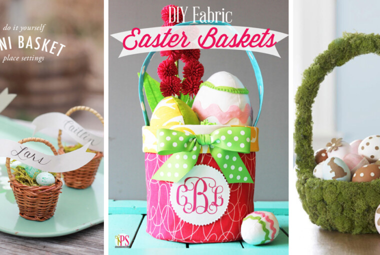 15 Cute Homemade Easter Basket Ideas (Part 2) 15 Cute Homemade Easter Basket Ideas (Part 2) - Easter Basket Ideas, Easter Basket Idea, Easter Basket, diy Easter decorations, diy Easter