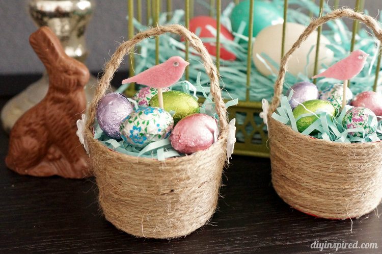 15 Cute Homemade Easter Basket Ideas (Part 1) - Easter Basket Ideas, Easter Basket Idea, Easter Basket, DIY Easter Egg Decor Ideas, DIY Easter Decoration, diy Easter