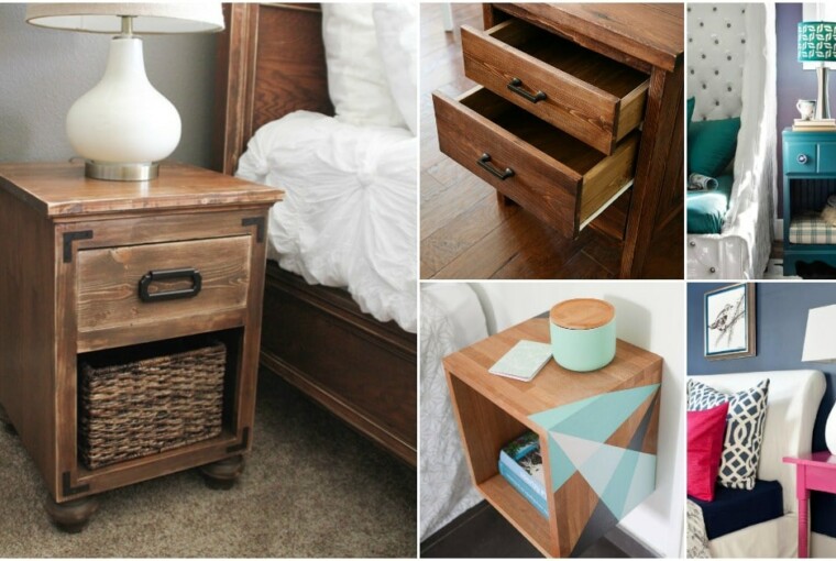 15 DIY Bedroom Nightstand Ideas 15 DIY Bedroom Nightstand Ideas - nightstand Ideas, DIY Nightstand Projects, DIY Nightstand, DIY Bedroom Nightstand Ideas, diy bedroom ideas, DIY Bedroom