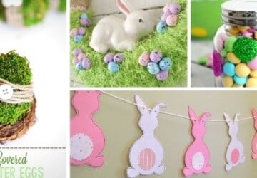 15 Fabulous Easter Decorations You Can Make Yourself - diy Easter decorations, DIY Easter Decoration, DIY Easter Decor Projects, diy Easter