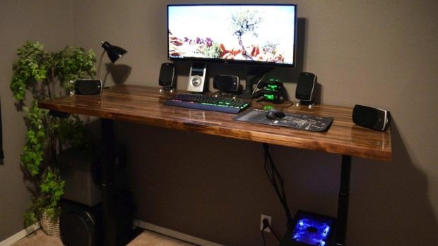 Top 10 DIY Desk Ideas On Reddit - wooden pallet, wall-mounted, murphy, l shaped, furniture, Farmhouse, double side, diy, desk, corner, aluminium