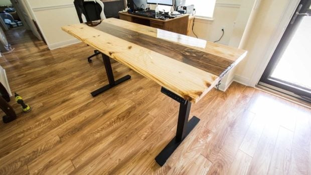Top 10 DIY Desk Ideas On Reddit - wooden pallet, wall-mounted, murphy, l shaped, furniture, Farmhouse, double side, diy, desk, corner, aluminium