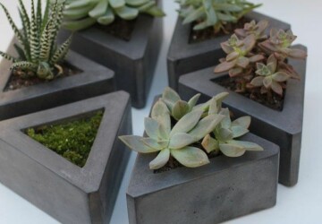 15 Cool and Modern DIY Concrete Projects - DIY concrete projects, DIY concrete project, DIY Concrete Garden Ornaments, DIY Concrete