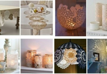 Charming Home Decorating DIYs to Make With Lace - DIY Lace Projects, DIY Lace Crafts, DIY Lace