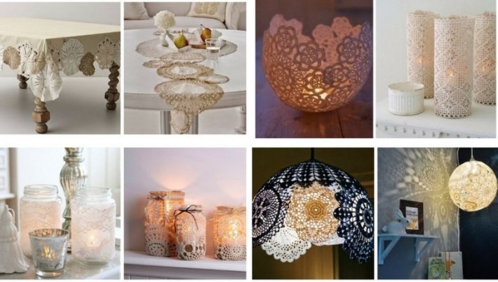 Charming Home Decorating DIYs to Make With Lace - DIY Lace Projects, DIY Lace Crafts, DIY Lace