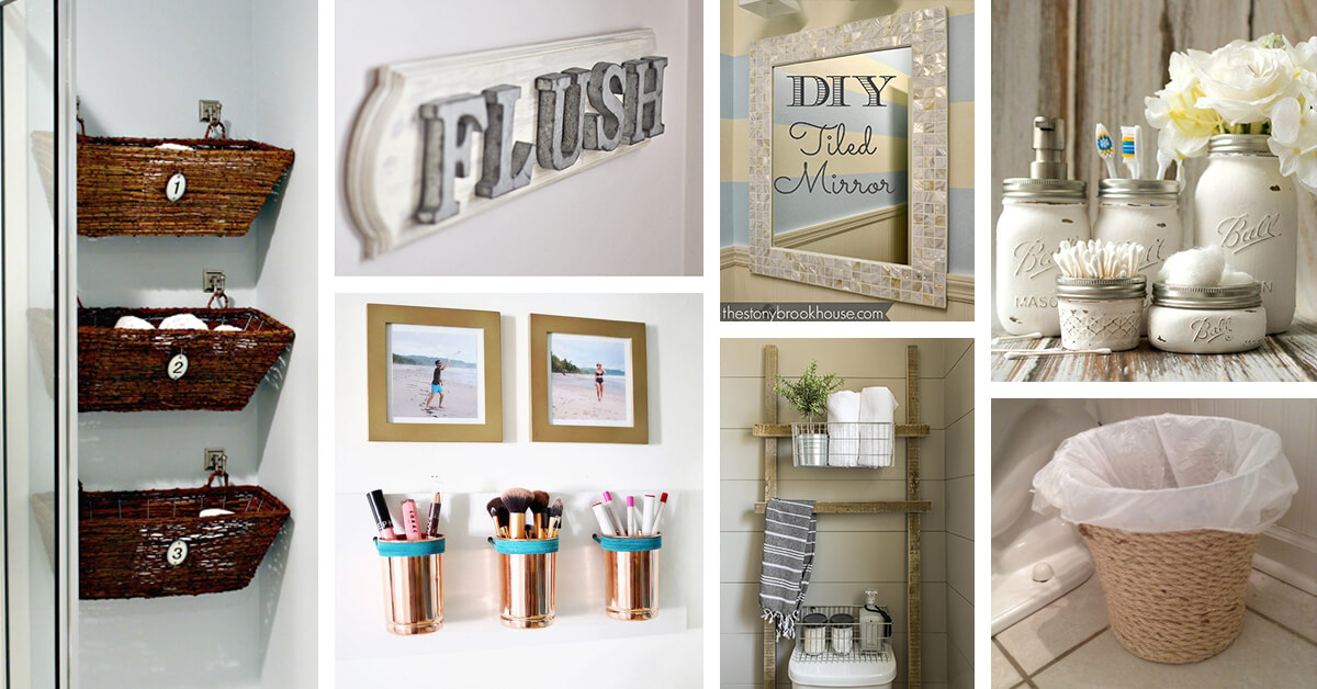 15 Cheap and Easy DIY Bathroom Ideas