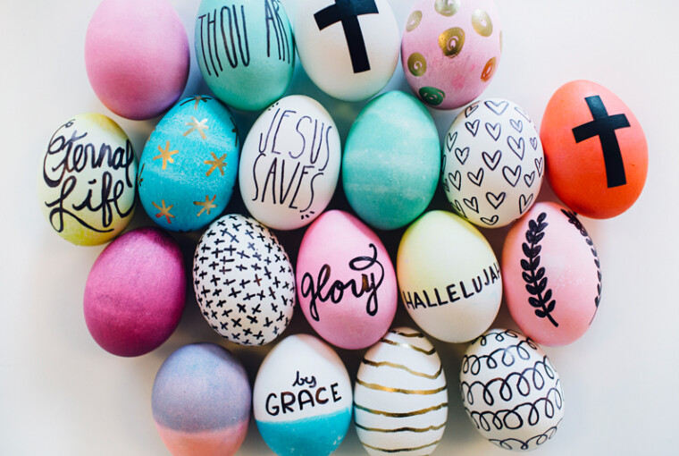 Best Easter Egg Designs - 15 Easy DIY Ideas for Easter Egg Decorating (Part 1) - Easter Egg Decorating, DIY Ideas for Easter Egg Decorating, DIY Ideas for Easter Egg, DIY Ideas for Easter, DIY Easter Eggs Decorations