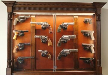 The Perfect Home for a Firearms Instructor - home, furniture, Firearm Display Cases