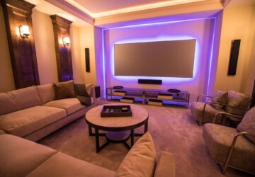 4 Benefits of Interior Design - media room decor, interior design, home decor