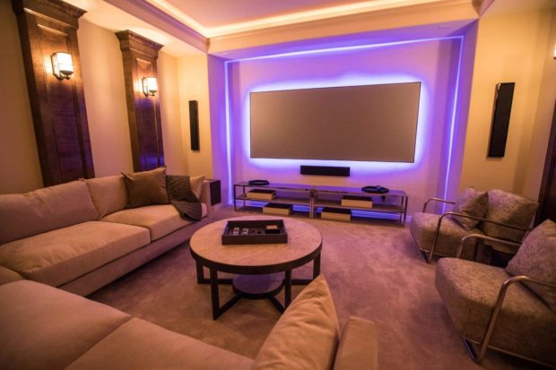 4 Benefits of Interior Design - media room decor, interior design, home decor