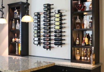 Great DIY Ideas for Making your Own Wine Rack - wine rack, diy Wine Rack, diy wine charms projects, diy wine, DIY shelf, diy rack, diy home organization