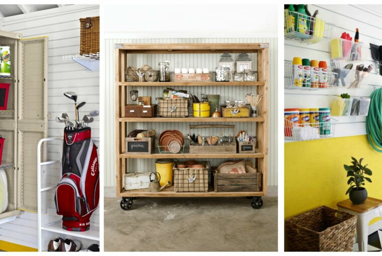 7 Easy Garage Organization Ideas 7 Easy Garage Organization Ideas - utility cart, Organization, ideas, hook racks, garage, diy corner, corner storage