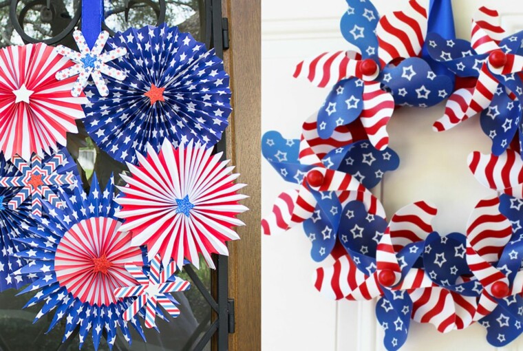 15 Amazing 4th of July Wreath Ideas (Part 1) 15 Amazing 4th of July Wreath Ideas (Part 1) - 4th of July Wreath Ideas, 4th of July Wreath, 4th of July diy wreath, 4th of July diy decor, 4th Of July Crafts