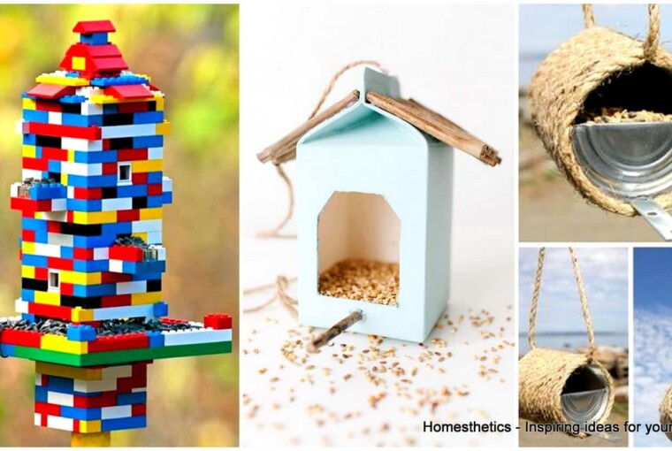 Summer DIY Projects: 15 Easy Homemade Bird Feeders - Homemade Bird Feeders, diy Bird Feeders, bird feeders, bird