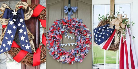 15 Amazing 4th of July Wreath Ideas (Part 2) 15 Amazing 4th of July Wreath Ideas (Part 2) - 4th of July Wreath Ideas, 4th of July Wreath, 4th of July diy wreath