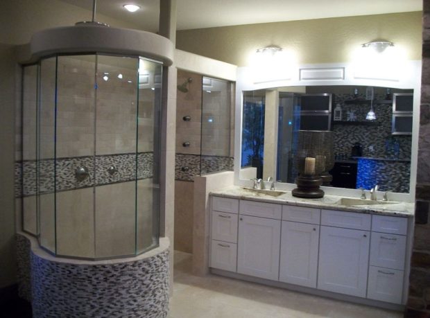 Bathroom Remodel on a Budget in 2019 – Do More Spend Less - wall marks, tiles, shower doors, saving tips, remodel, mirror, faucets, bathroom