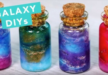 15 Awesome DIY Galaxy Crafts (Part 1) - Galaxy Crafts, Galaxy, DIY Galaxy Crafts, DIY Galaxy