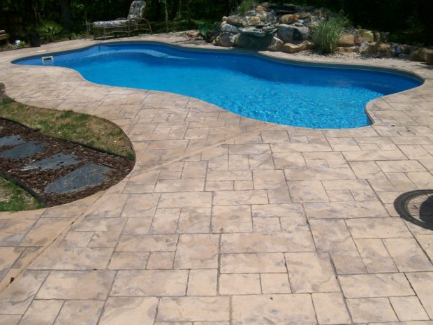 How You Can Use Stamped Concrete on Your Property - sidewalk, pool desk, outdoors, garden, driveway, concrete