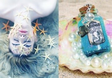 15 Magical Mermaid Crafts (Part 2) - Mermaid Crafts, mermaid, diy summer projects, diy Mermaid Crafts