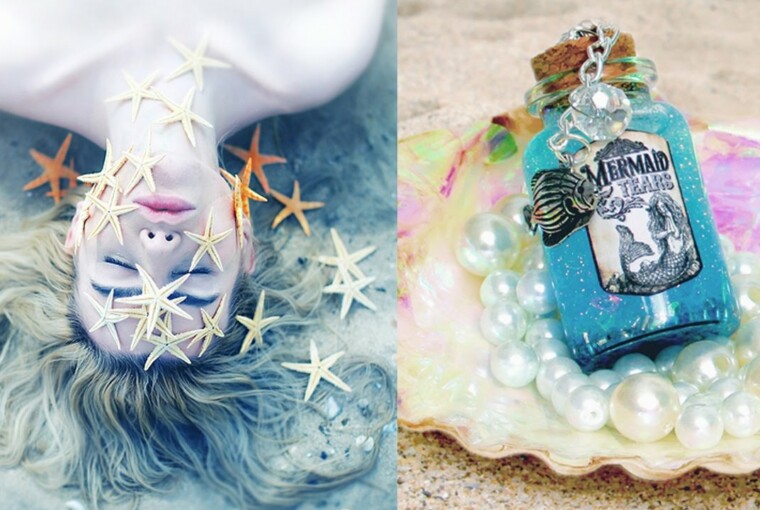 15 Magical Mermaid Crafts (Part 2) - Mermaid Crafts, mermaid, diy summer projects, diy Mermaid Crafts