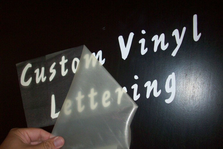 Things To Know About Vinyl Lettering - vinyl, letters, lettering, glass, color, apply
