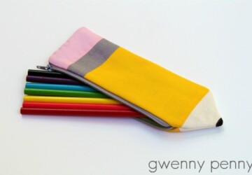 15 Great DIY Pencils and Pencil Cases for School - DIY Pencils and Pencil Cases for School, DIY Pencils and Pencil Cases, DIY Pencils, DIY Pencil Cases