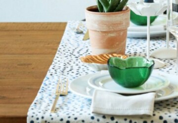 12 Stunning and Simple DIY Table Runner Ideas - Table Runner Ideas, Table Runner, DIY Table Runner Ideas, DIY Table Runner, DIY table