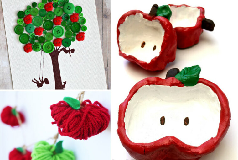 Simple and Fun Apple Crafts for Kids to try this Fall - halloween kids crafts, diy kids crafts, Apple Crafts for Kids, apple crafts, apple, 4th of July diy decor