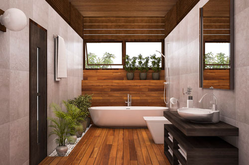 10 Bathroom Design Trends set to Make a Big Splash in 2020 - trends, terrazzo, Standalone Tubs, Shaped Tiles, Bathroom Design Trends, bathroom