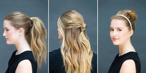 15 Five-Minute Hairstyles For Busy Mornings - Quick and Easy Hairstyles, Five-Minute Hairstyles For Busy Mornings, Five-Minute Hairstyles, easy hairstyles