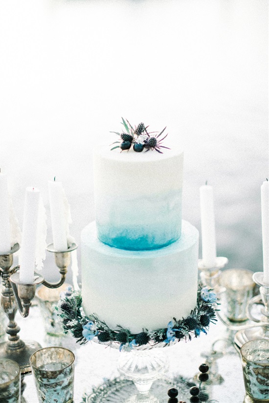 15 Gorgeous Winter Wedding Cakes - Winter Wedding Cakes, Winter Wedding cake, winter wedding, Romantic Winter Weddings, DIY Winter Wedding Decorations