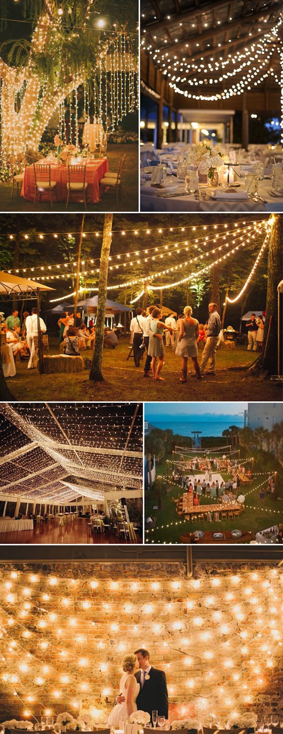 15 Romantic Wedding Lighting Ideas - Wedding Lighting Ideas, Romantic Wedding Lighting Ideas, Lighting Ideas, DIY Outdoor Lighting Ideas