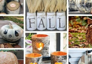 15 Easy Fall Decorating Projects (Part 1) - Farmhouse Fall Decorating Ideas, Farmhouse Fall Decorating, Fall Decorating Projects, fall Decorating Ideas, Fall Decorating