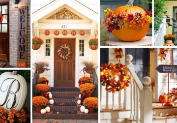 Front Porches that Have Us So Ready for Fall - Fall Porch Decorating Ideas, Fall Porch Decor Ideas, fall porch decor, Fall Porch, DIY Fall Porch