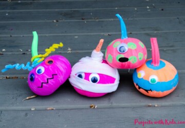 15 Simple but Not Scary Halloween Crafts for Kids (Part 2) - Not Scary Halloween Crafts for Kids, Halloween Crafts for Kids, halloween crafts, DIY Halloween Crafts