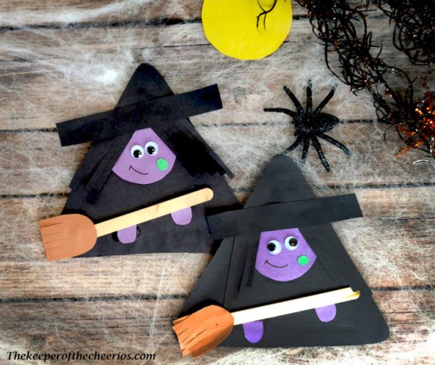 15 Witch Crafts for Kids to Make this Halloween - Witch Crafts for Kids to Make this Halloween, Witch Crafts for Kids, Witch Crafts for Halloween, DIY Halloween Crafts