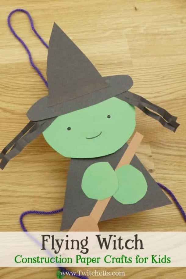 15 Witch Crafts for Kids to Make this Halloween - Witch Crafts for Kids to Make this Halloween, Witch Crafts for Kids, Witch Crafts for Halloween, DIY Halloween Crafts