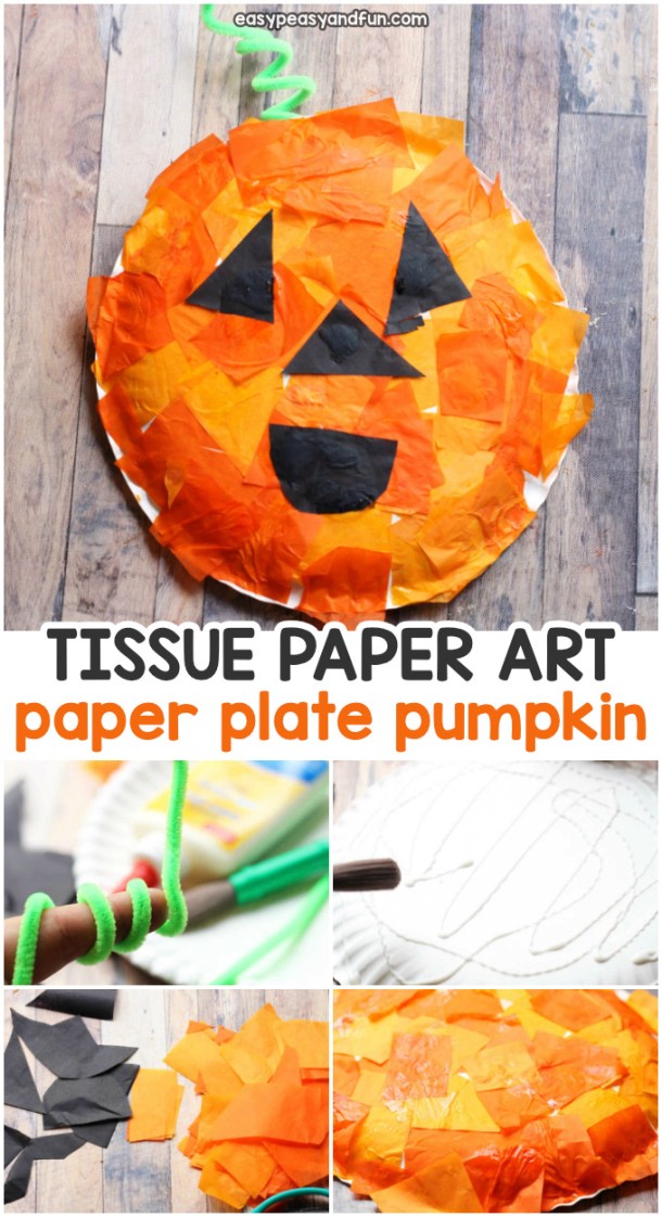 15 Cute and Easy Halloween Pumpkin Crafts for Kids (Part 2) - Pumpkin Crafts for Kids, Not Scary Halloween Crafts for Kids, Halloween Pumpkin Crafts for Kids, Halloween Crafts for Kids
