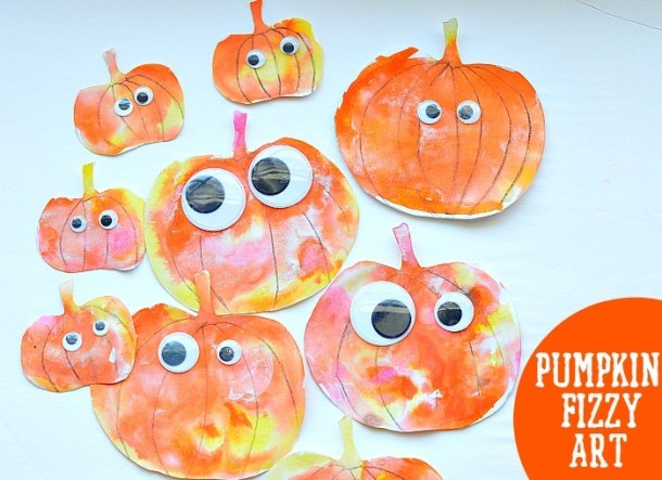 15 Cute and Easy Halloween Pumpkin Crafts for Kids (Part 1) - Pumpkin Crafts for Kids, Not Scary Halloween Crafts for Kids, Halloween Pumpkin Crafts for Kids, Halloween Crafts for Kids