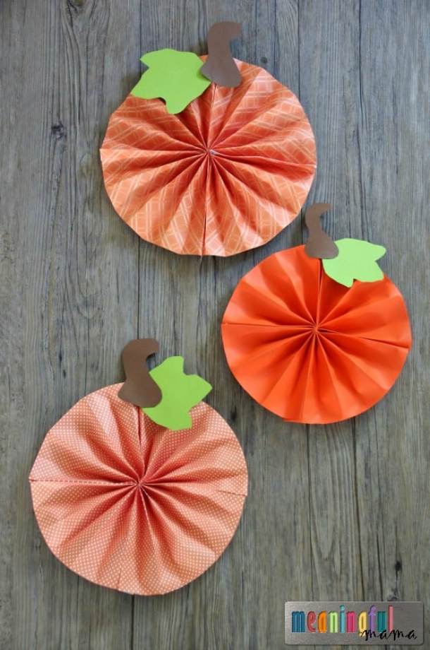 15 Cute and Easy Halloween Pumpkin Crafts for Kids (Part 1) - Pumpkin Crafts for Kids, Not Scary Halloween Crafts for Kids, Halloween Pumpkin Crafts for Kids, Halloween Crafts for Kids