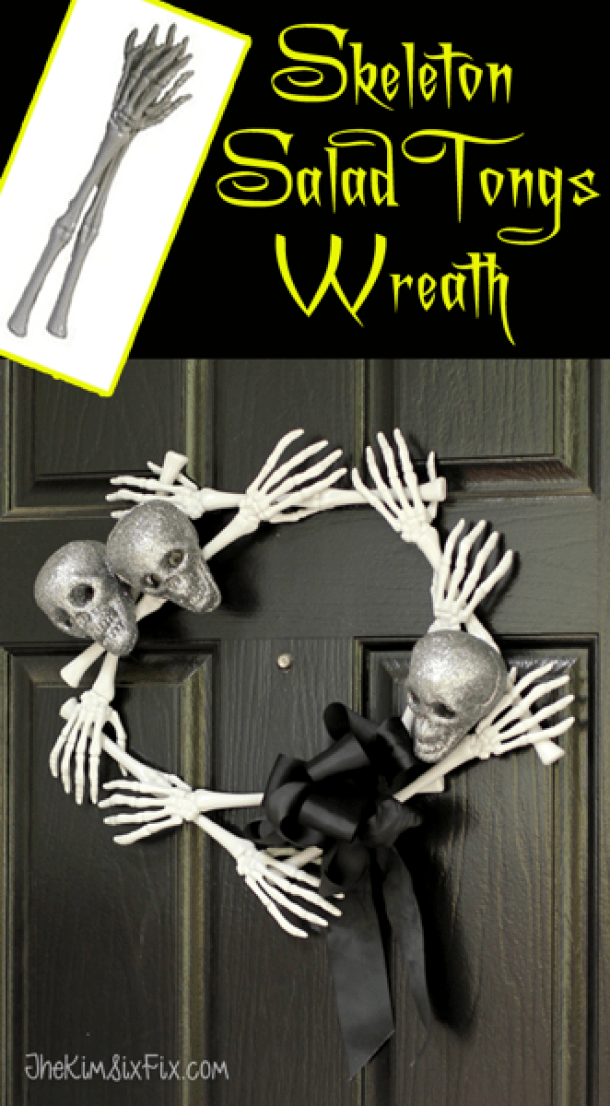 15 DIY Halloween Wreath Ideas (Part 2) - DIY Halloween Wreaths, DIY Halloween Wreath Ideas, diy Halloween wreath